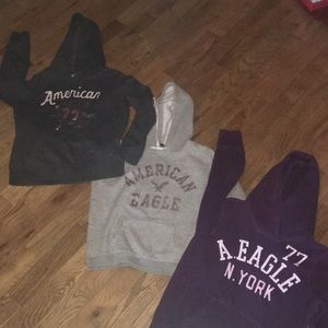 Bundle of ladies American Eagle hoodies